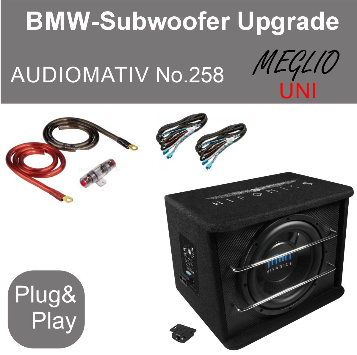 AUDIOMATIV No.258 BMW-Subwoofer-Upgrade