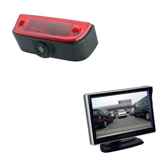 Nissan-NV200-Kamera-Monitor-Set Ampire Rückfahrkamera Set Nissan NV200 Chevrolet