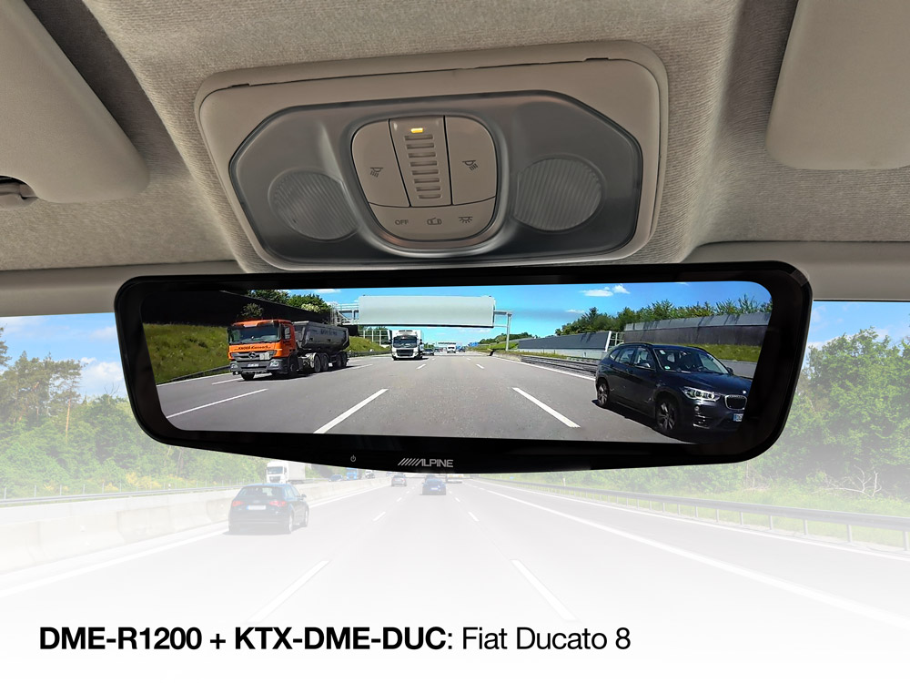 KTX-DME-DUC_DME-R1200-Digital-Mirror-in-a-Fiat-Ducato-installed