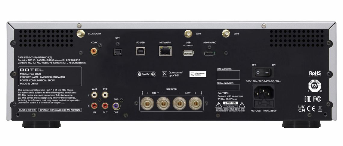 Rotel-RAS5000-hinten