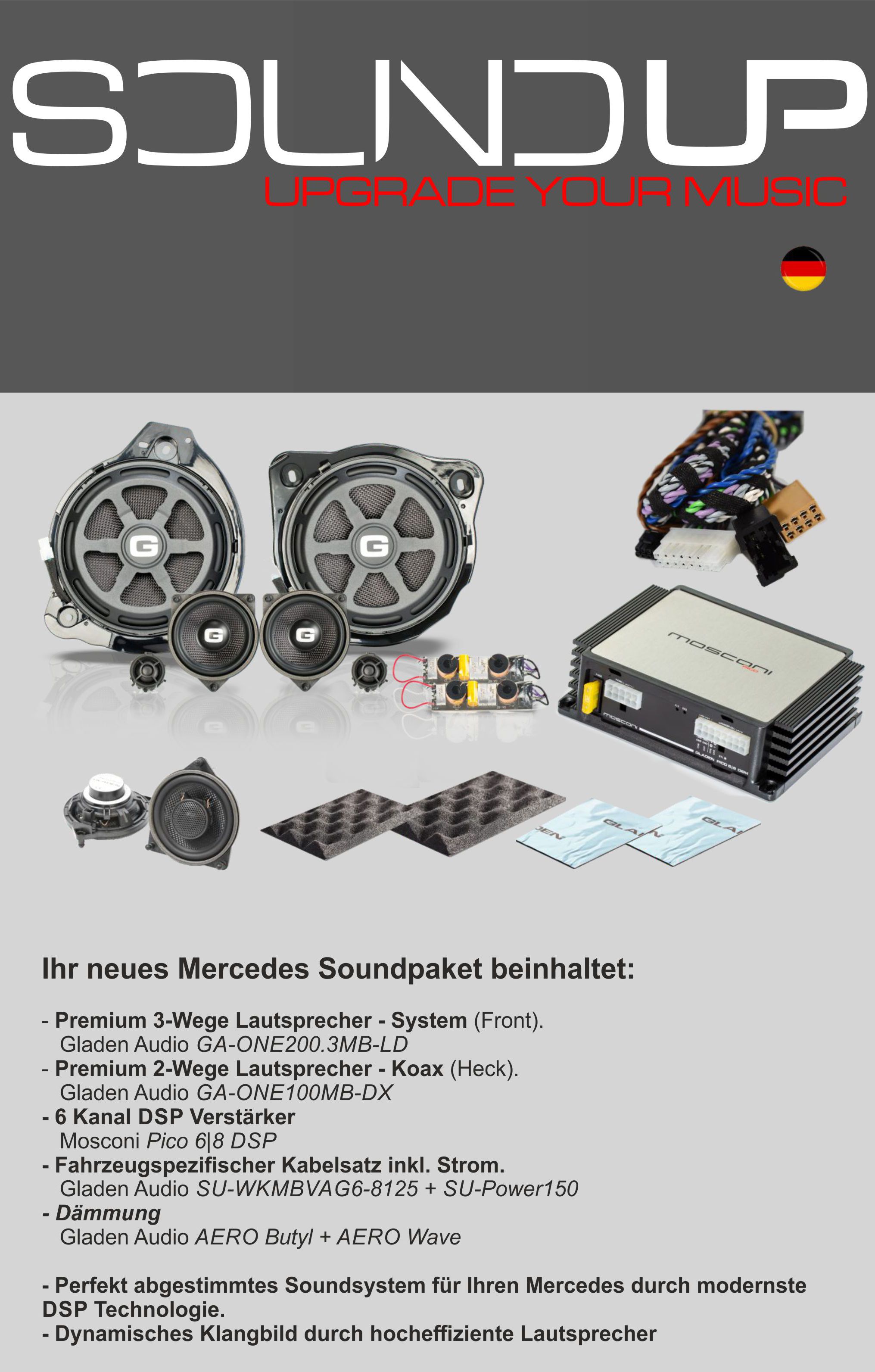 Gladen-SoundUP-Mercedes-Basic-Plus Gladen SoundUP-Mercedes-Basic-Plus