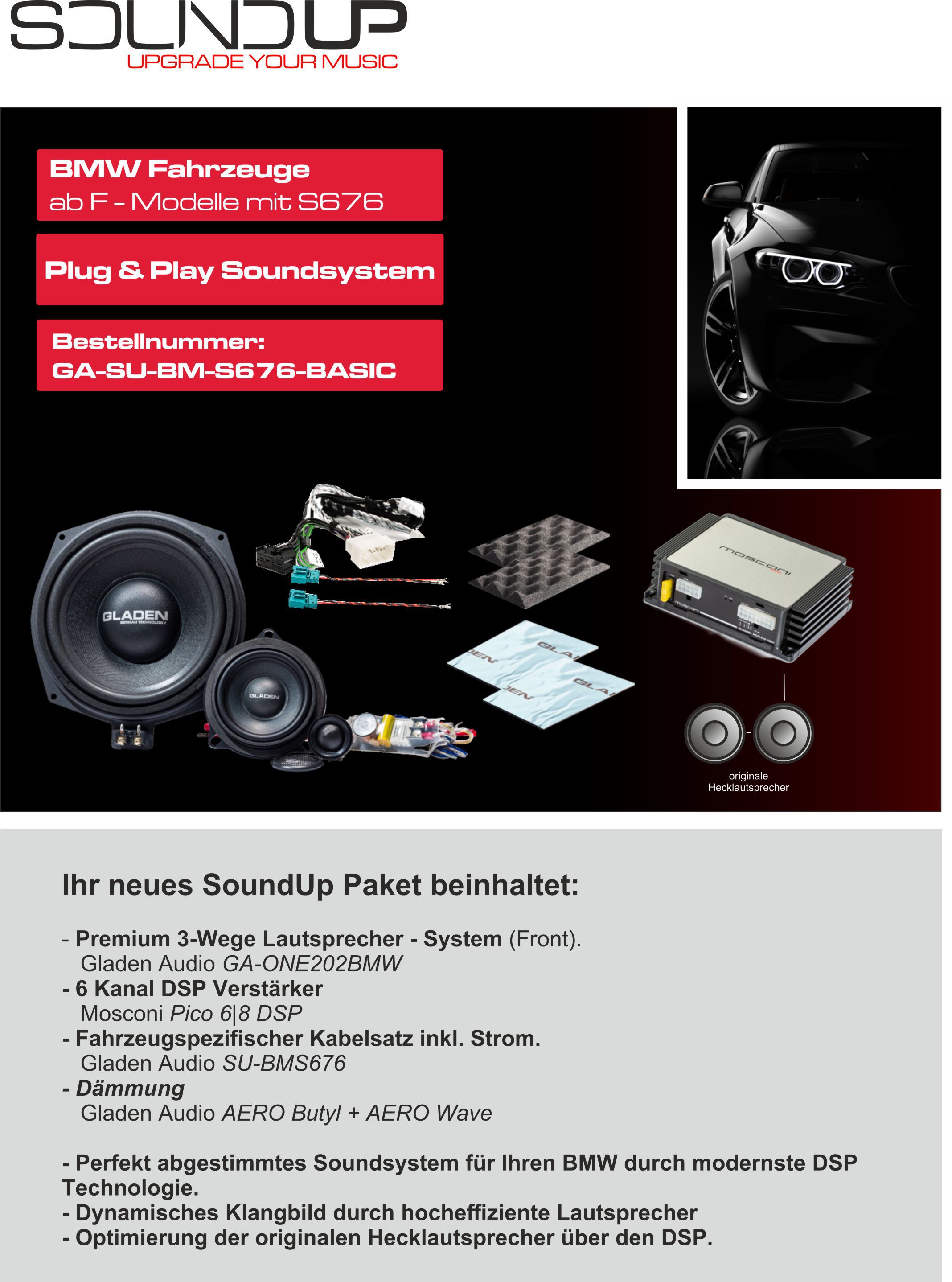 Gladen-BMW-SoundUP-GA-SU-BM-S676-BASIC Gladen GA-SU-BM-S676-BASIC