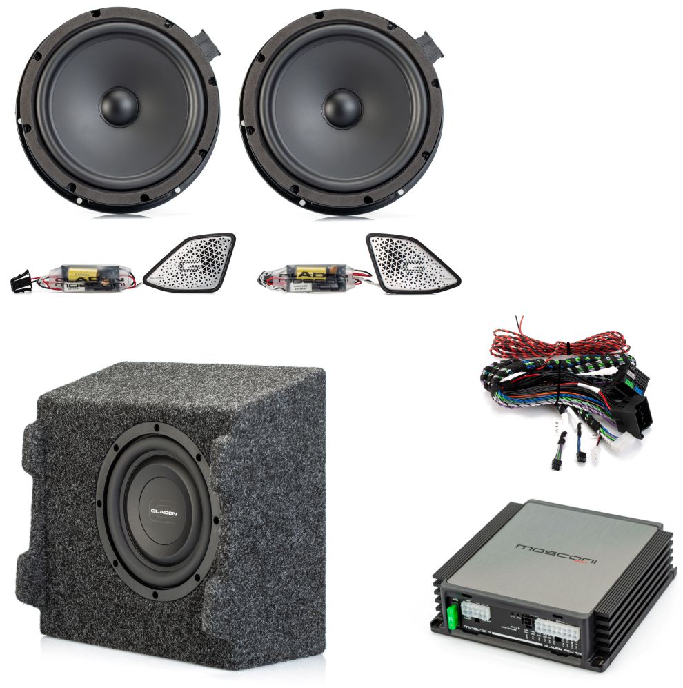 Gladen-SoundUp-VW-T6 VW T6 Lautsprecher Sound-System Gladen SU-VW-T6-SUB