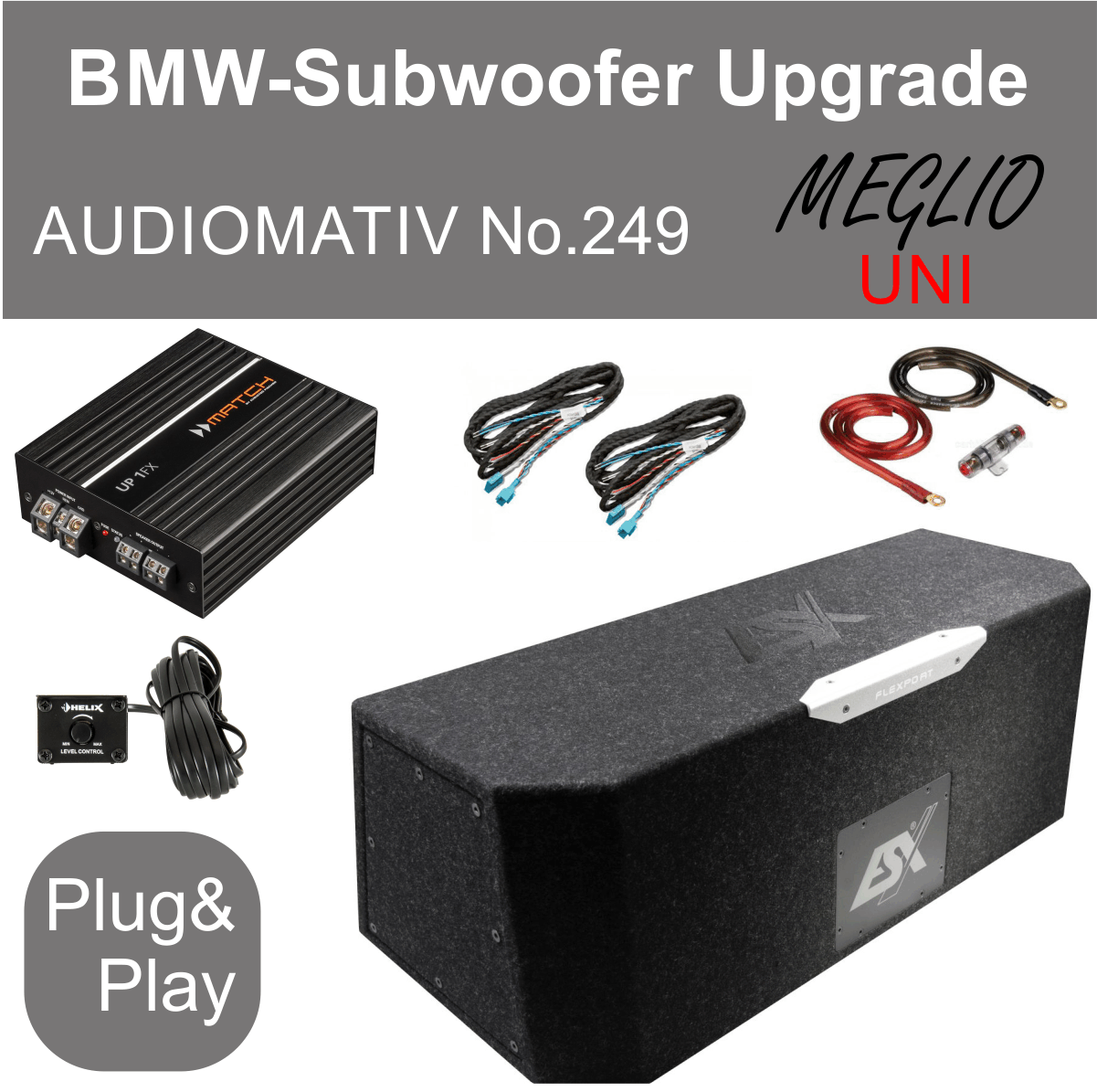 AUDIOMATIV No.249 BMW-Subwoofer Upgrade
