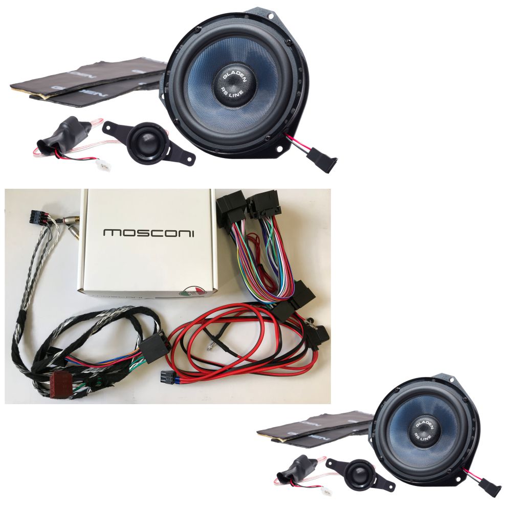 Mosconi-Ducato-Set-komplett Gladen / Mosconi Fiat Ducato Set Lautsprecher und Endstufe