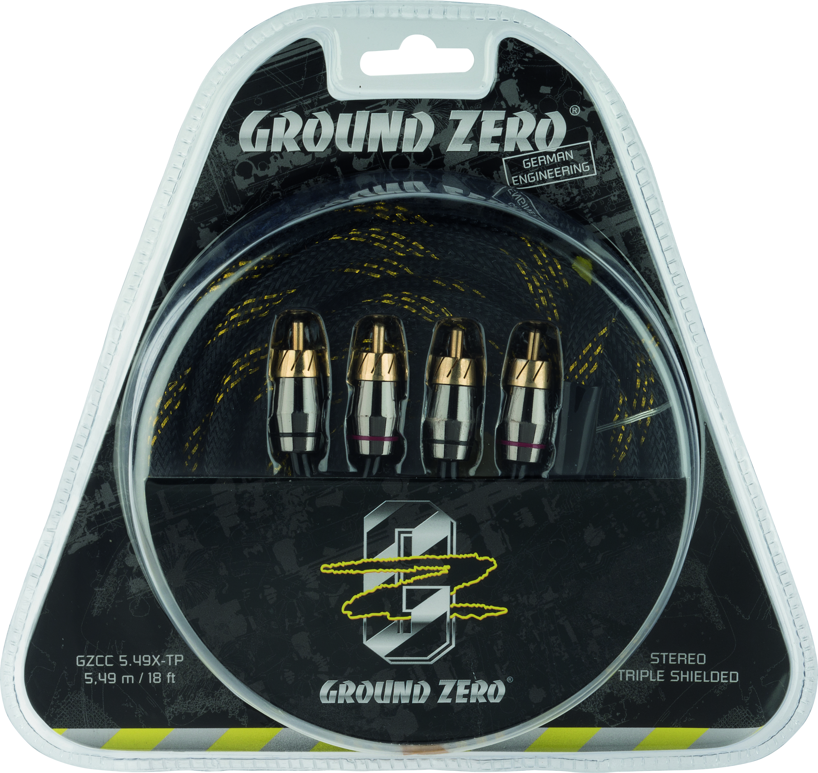 Ground Zero GZCC 5.49X-TP Cinchkabel 5,5m