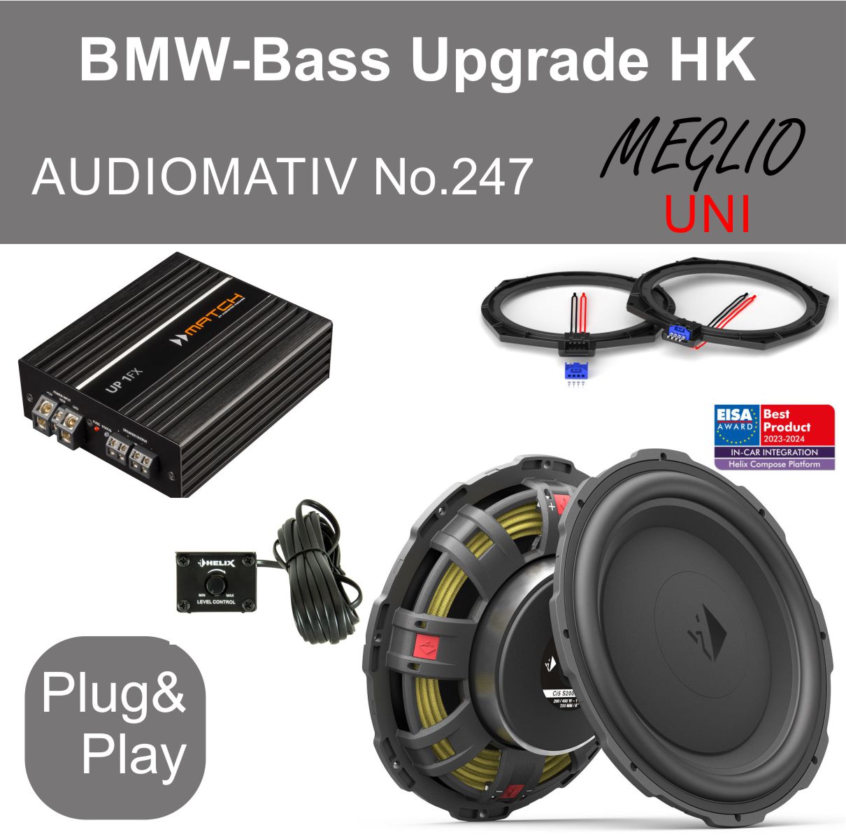 AUDIOMATIV No.247 Helix BMW-Bass Upgrade HK AUDIOMATIV No.247 Helix BMW-Bass Upgrade HK