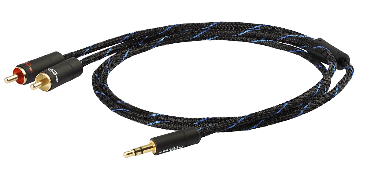 Black-Connect-Klinke-Cinch-MK2 Black Connect Klinke-Cinch 1,5m