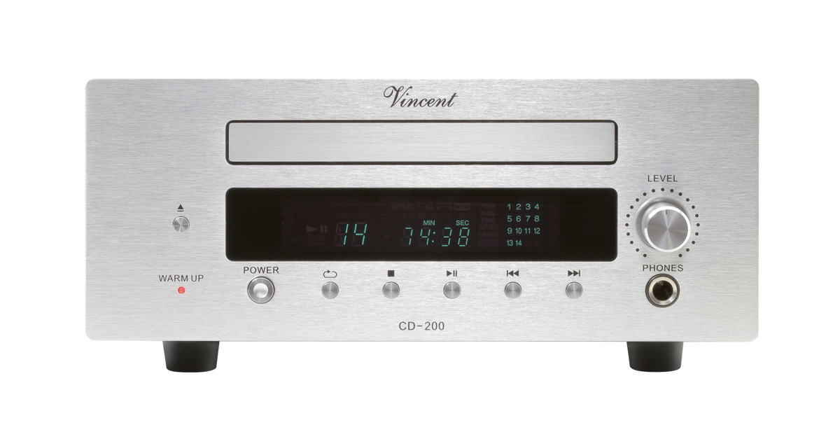 VincentCD-200_silber_Front Vincent CD-200 silber
