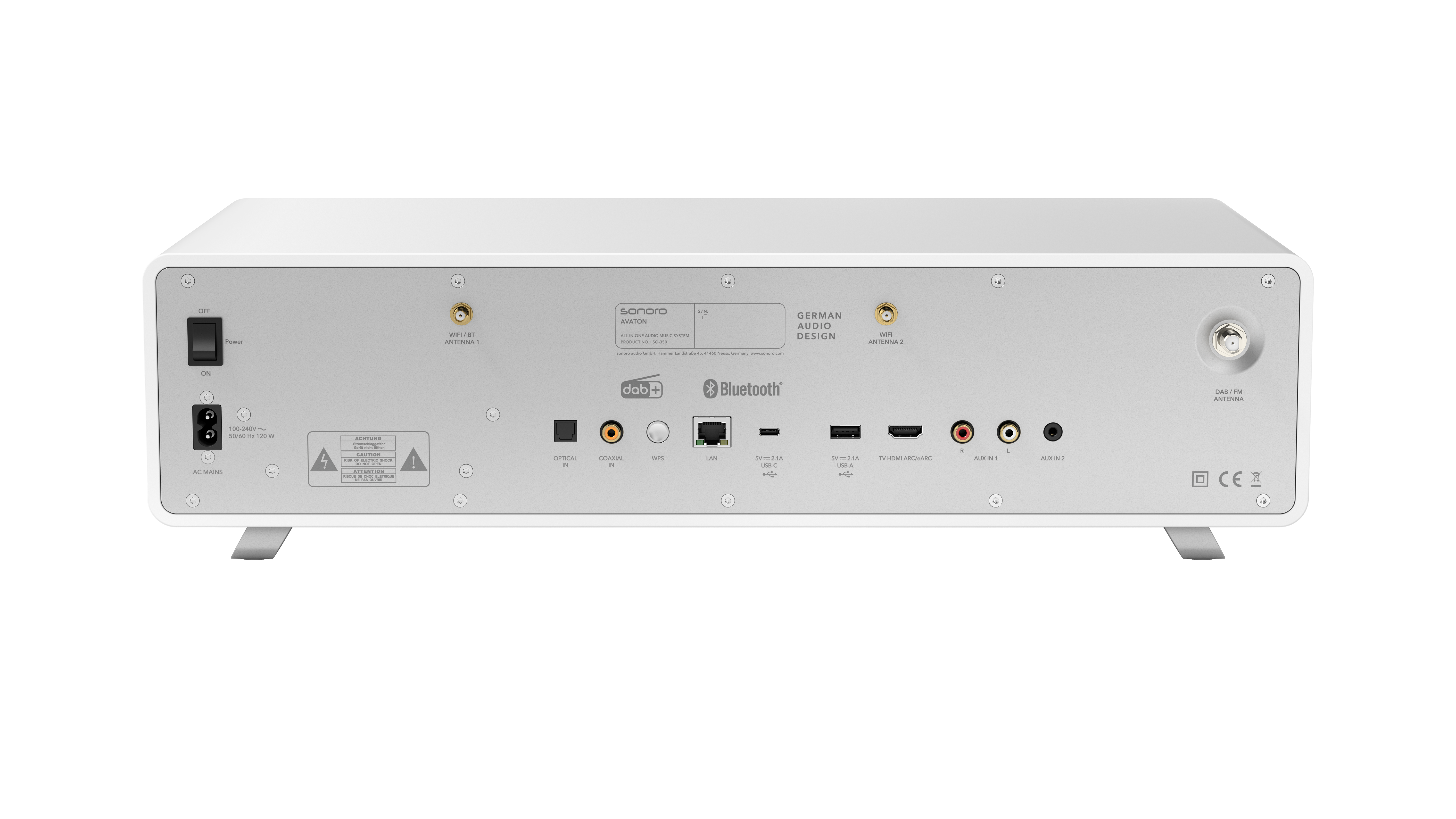 Sonoro Avaton Weiß-Silber