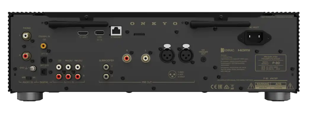 Onkyo P-80 Schwarz