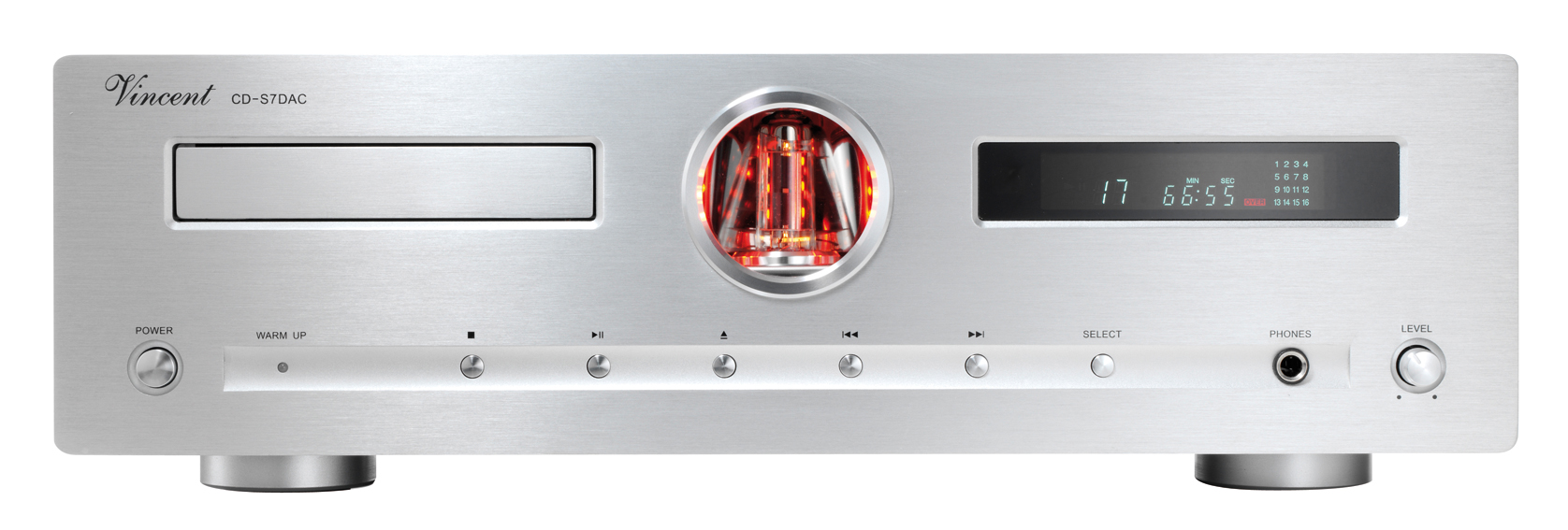 Vincent-CD-S7-DAC-silber Vincent CD-S7DAC Silber