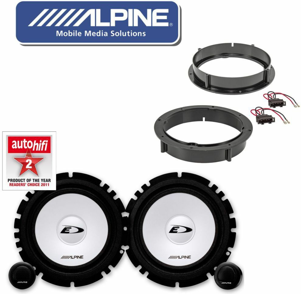 Alpine-SXE175S-Golf4 Alpine Lautsprecher Set für VW Golf 4