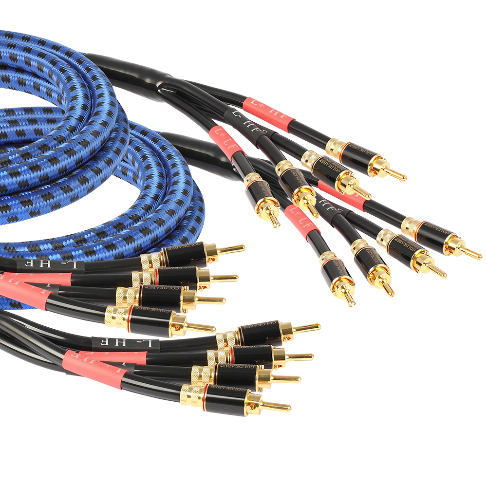 Highline-Speaker-MKIII-Bi-Amping Goldkabel Highline Bi-Amping 2x2,5m