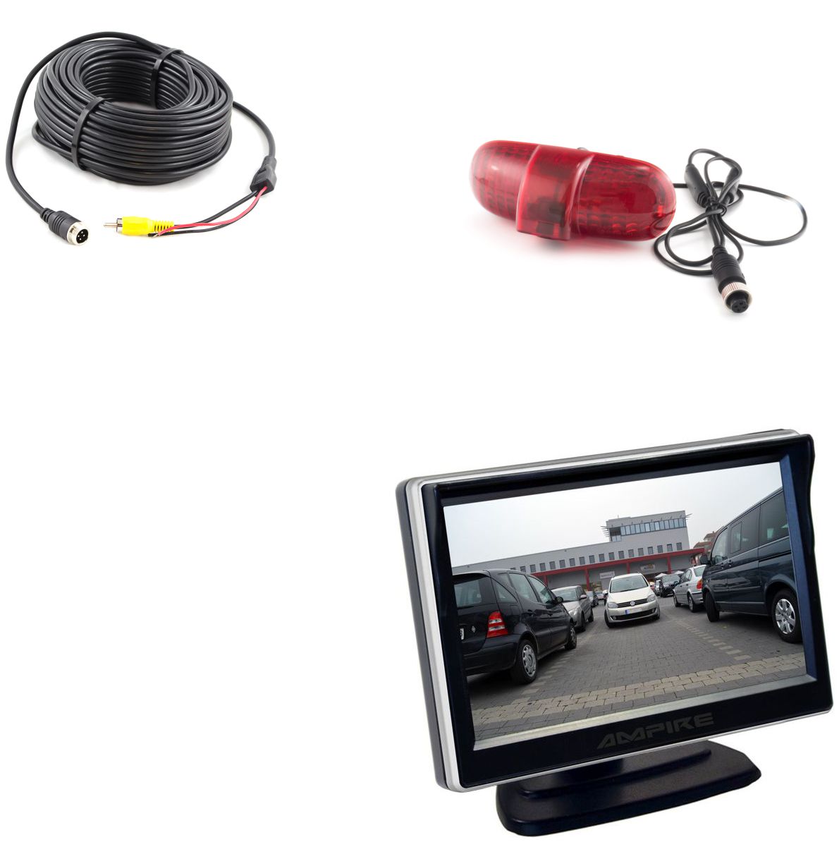 Opel-Vivaro-Kamera-Set Ampire Rückfahrkamera Set Opel ,Renault
