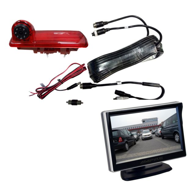 Opel-Viaro-Kamera-Monitor-Set Ampire NV300 Rückfahrkamera Set Opel Renault Nissan