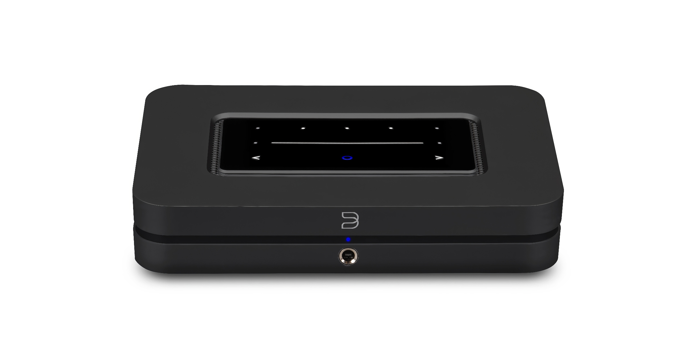 NODE_BLK_Front-Top_113211 Bluesound Node N132 schwarz