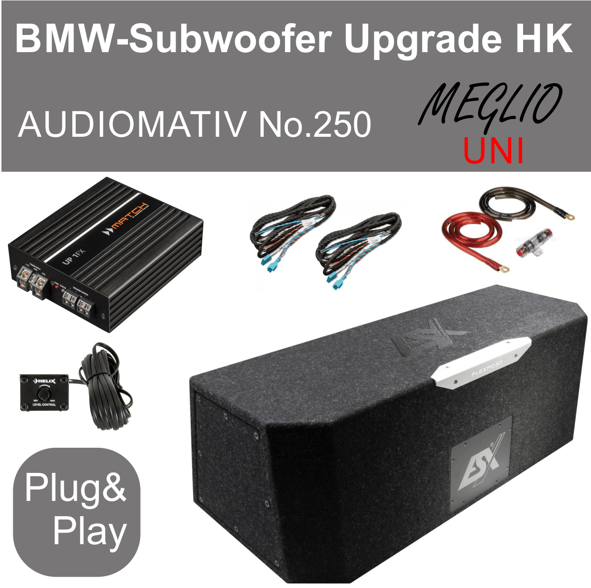 AUDIOMATIV No.250 BMW-Subwoofer Upgrade HK