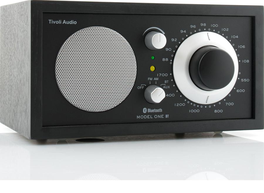 Tivoli-Audio-Model-One-BT-silber-schwarz-schwarz Tivoli Audio Model One BT Schwarz/Schwarz