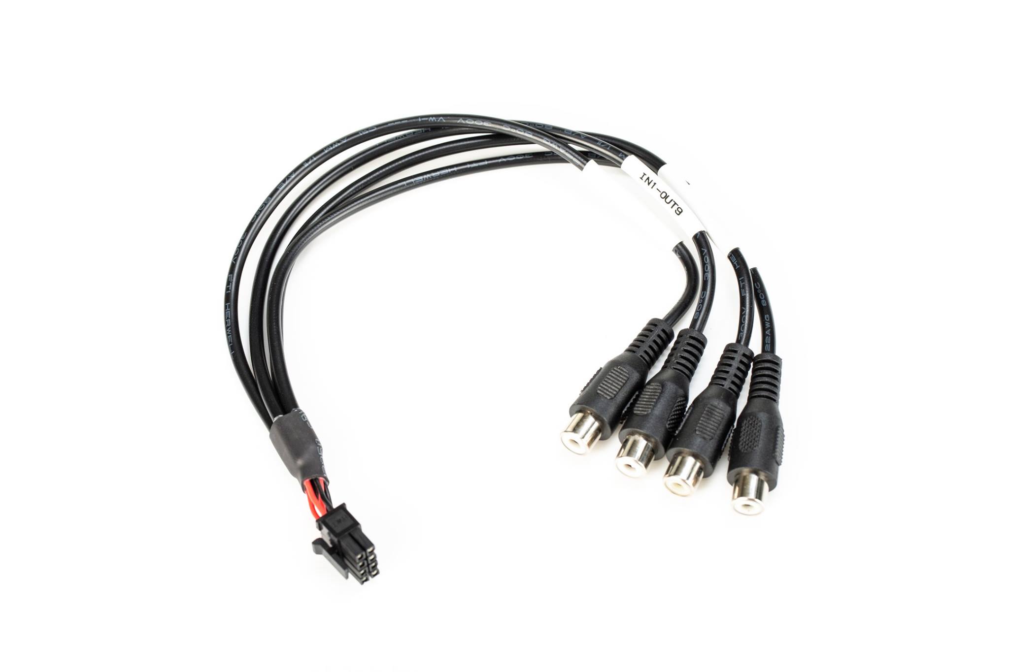 Mosconi-Gladen-MOS-EXT4RCA-Adapterkabel-fuer-PICO-8-12DSP-und-PICO-4dpM6flLD2KVga Mosconi EXT4RCA