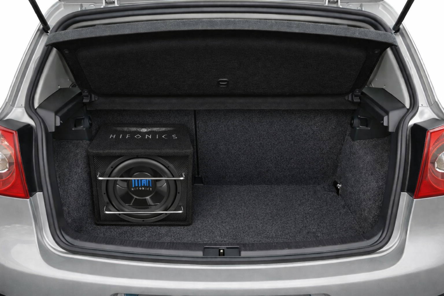 Hifonics TSA300R | Bass Upgrade für Seat , Skoda , VW mit Power-Quadlock-Stecker