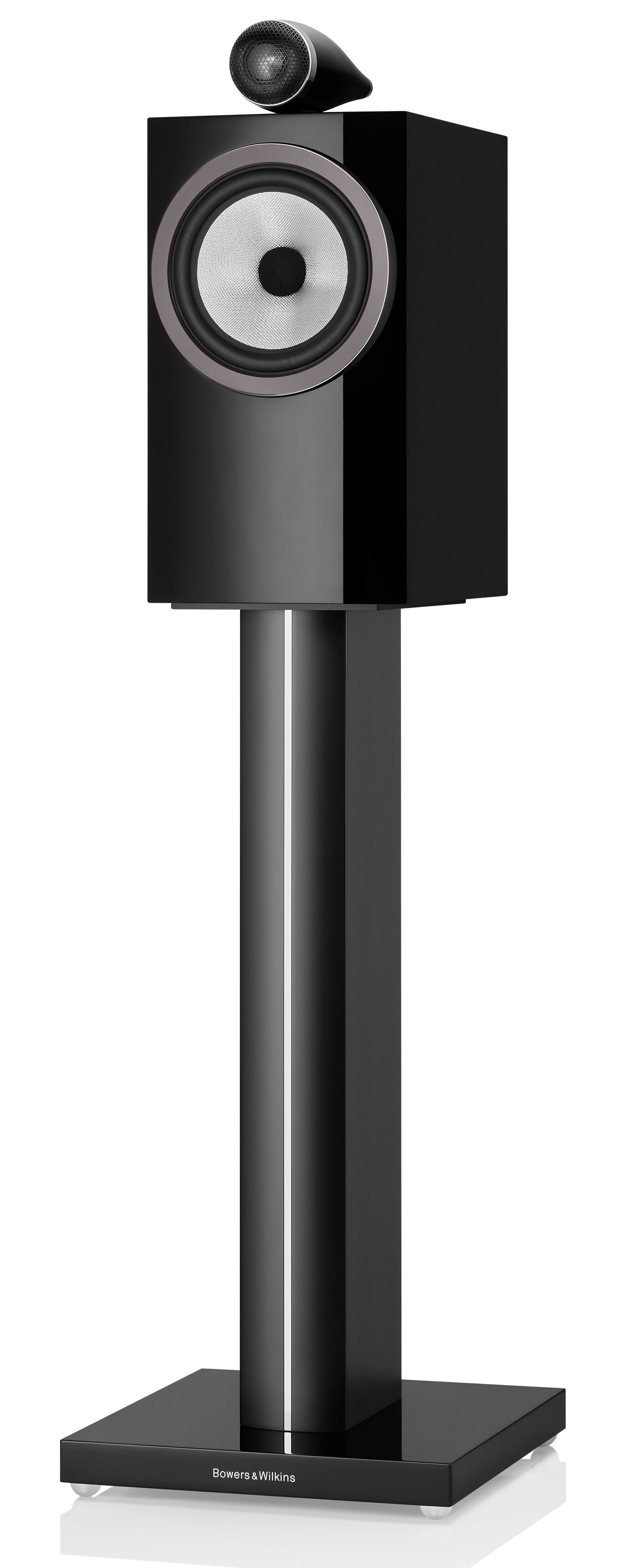 Low-B-W-705-S3-with-FS-700-S3-Gloss-Black-Front-Angle-1x1 B&W 705 S3 Schwarz Paarpreis