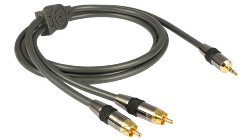 20174_0 Goldkabel Profi Klinke 3,5 / Cinch Stereo 5m