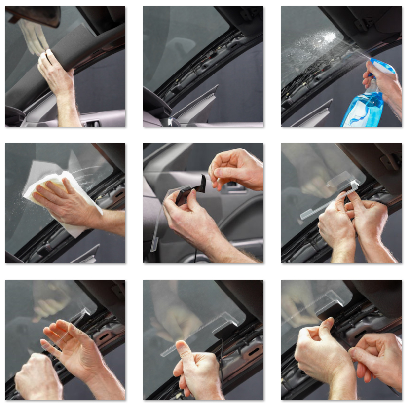 Ampire DAB+ Glasklebeantenne