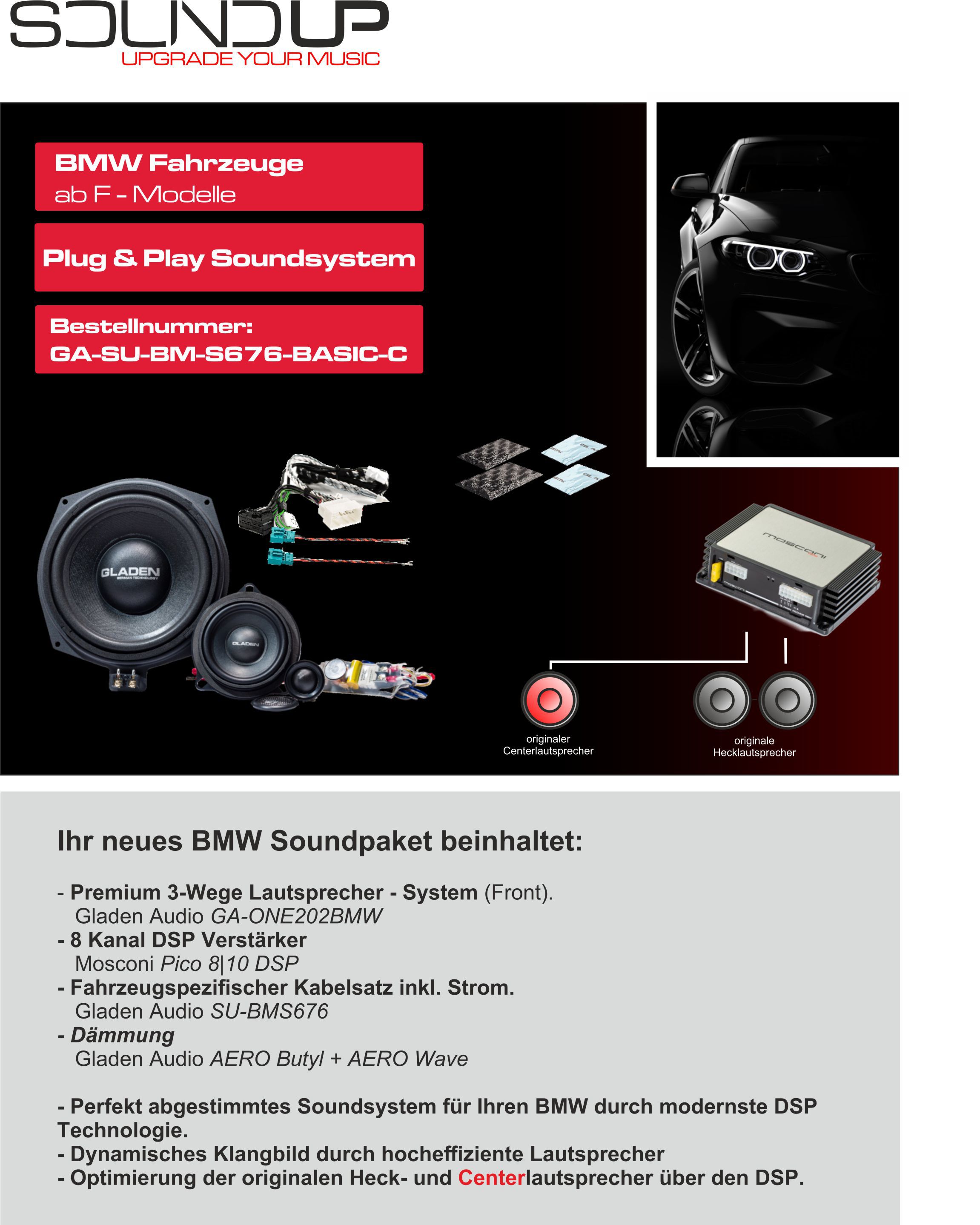 Gladen-BMW-SoundUP-GA-SU-BM-S676-BASIC-C Gladen GA-SU-BM-S676-BASIC-C