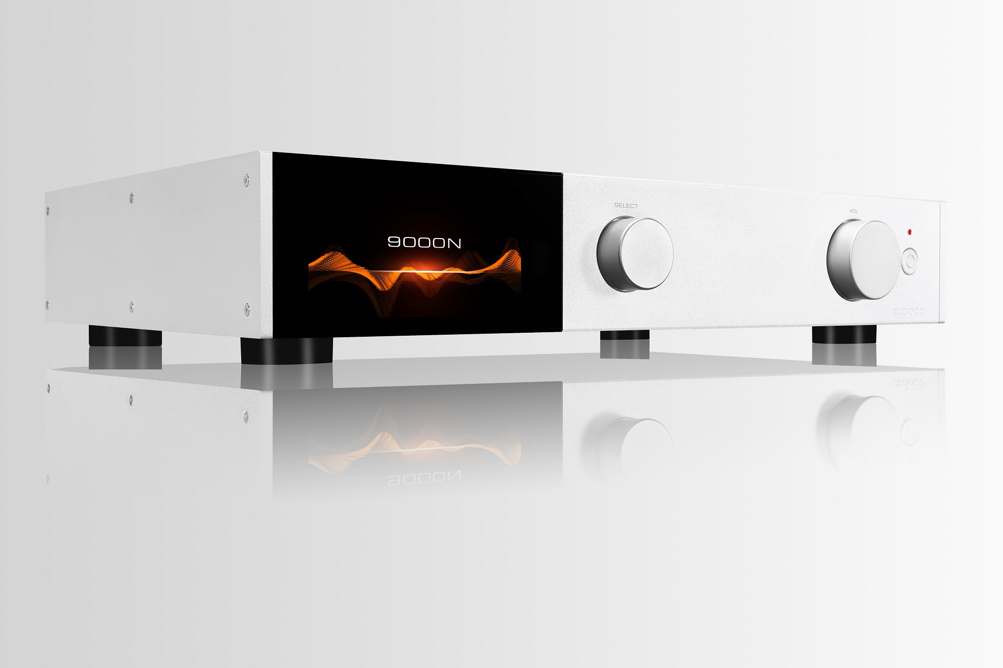 Audiolab-9000N-silber_ Audiolab 9000N Silber