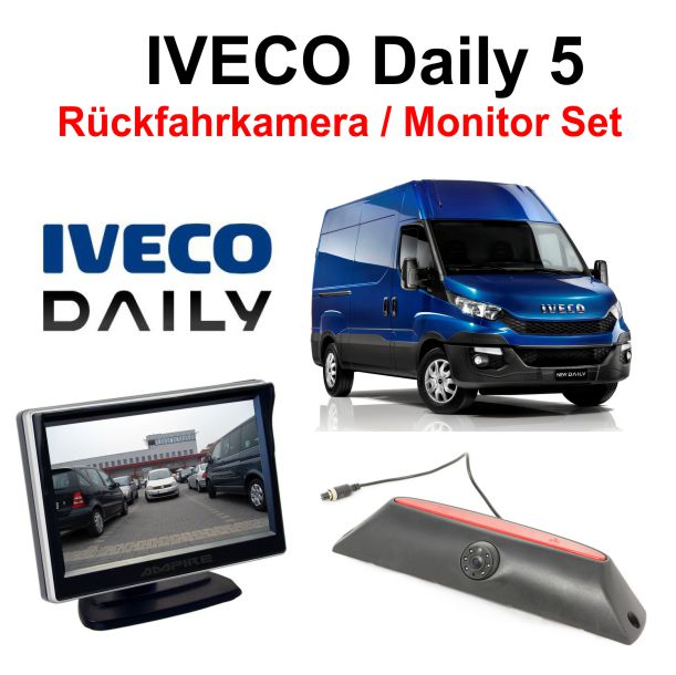 Ampire  Rückfahrkamera Monitor Set für Iveco Daily 5 ab 2011-2014 