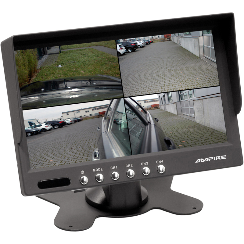 Ampire RVM070 2G  7 Zoll Monitor Rückfahrkamera 
